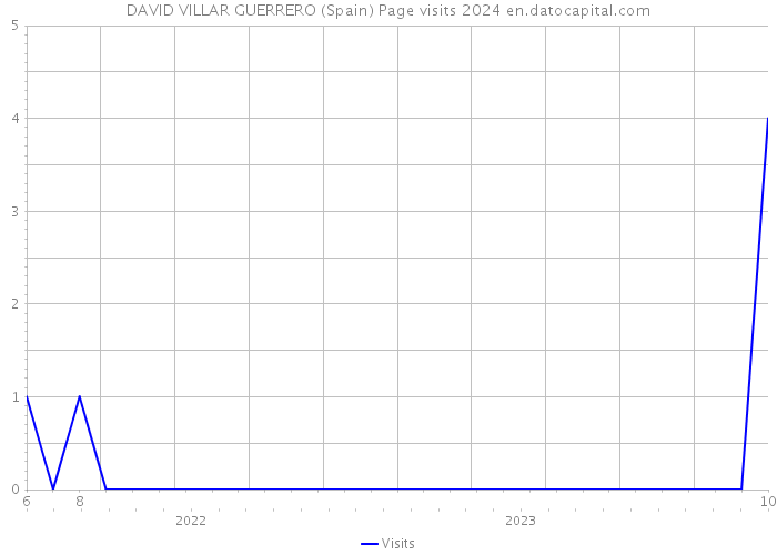 DAVID VILLAR GUERRERO (Spain) Page visits 2024 