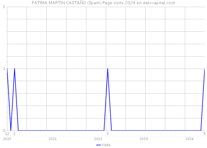 FATIMA MARTIN CASTAÑO (Spain) Page visits 2024 