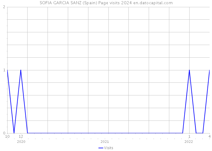 SOFIA GARCIA SANZ (Spain) Page visits 2024 