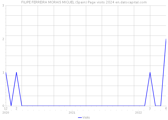 FILIPE FERREIRA MORAIS MIGUEL (Spain) Page visits 2024 