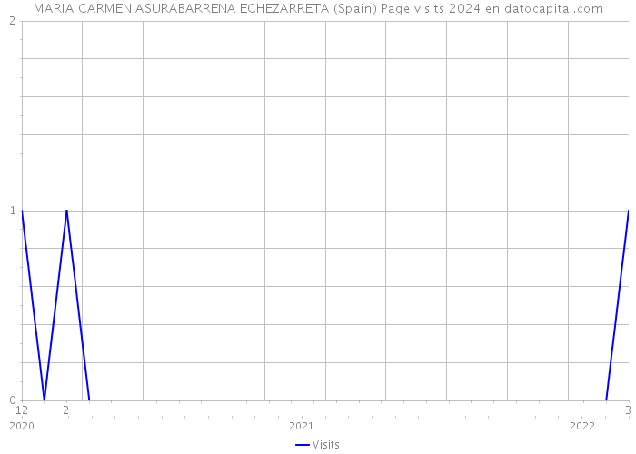 MARIA CARMEN ASURABARRENA ECHEZARRETA (Spain) Page visits 2024 