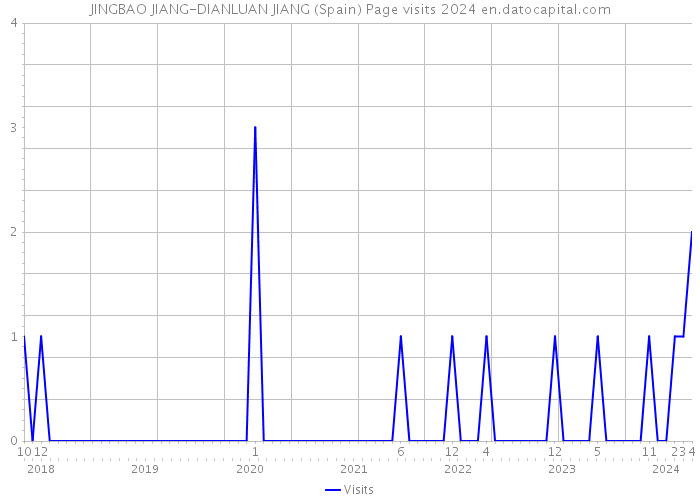JINGBAO JIANG-DIANLUAN JIANG (Spain) Page visits 2024 
