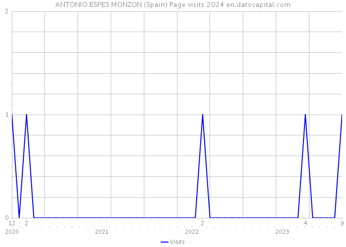 ANTONIO ESPES MONZON (Spain) Page visits 2024 