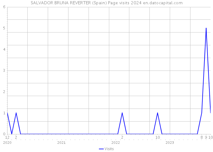 SALVADOR BRUNA REVERTER (Spain) Page visits 2024 