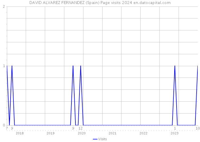 DAVID ALVAREZ FERNANDEZ (Spain) Page visits 2024 