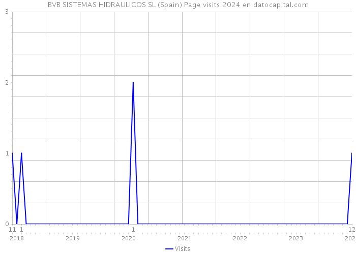 BVB SISTEMAS HIDRAULICOS SL (Spain) Page visits 2024 