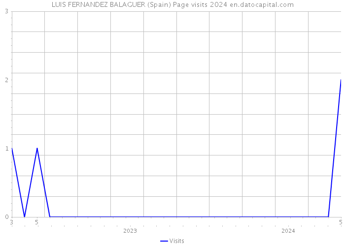 LUIS FERNANDEZ BALAGUER (Spain) Page visits 2024 