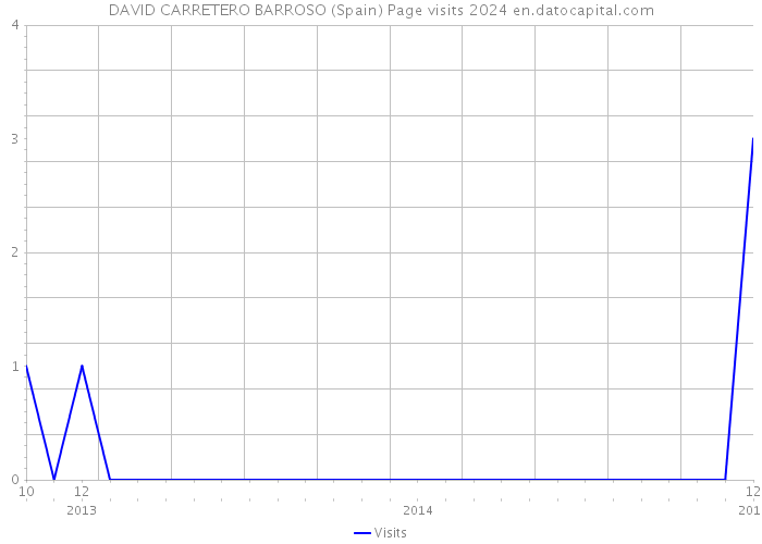 DAVID CARRETERO BARROSO (Spain) Page visits 2024 