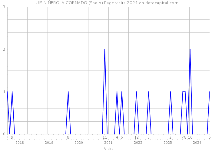 LUIS NIÑEROLA CORNADO (Spain) Page visits 2024 