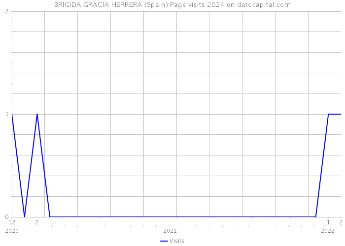 BRIGIDA GRACIA HERRERA (Spain) Page visits 2024 