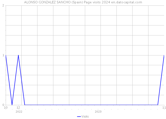 ALONSO GONZALEZ SANCHO (Spain) Page visits 2024 