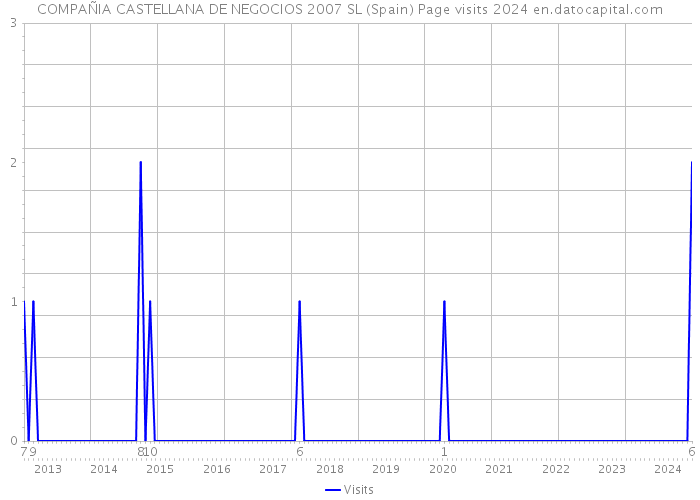 COMPAÑIA CASTELLANA DE NEGOCIOS 2007 SL (Spain) Page visits 2024 