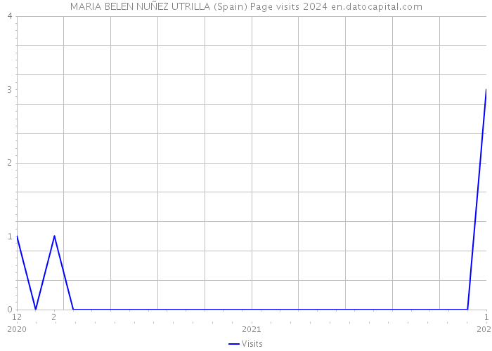 MARIA BELEN NUÑEZ UTRILLA (Spain) Page visits 2024 