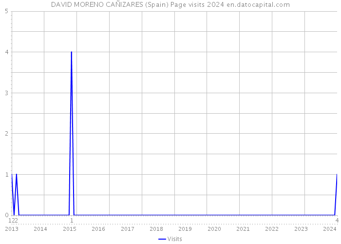 DAVID MORENO CAÑIZARES (Spain) Page visits 2024 