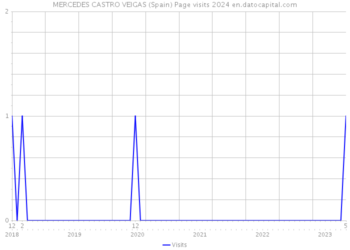 MERCEDES CASTRO VEIGAS (Spain) Page visits 2024 