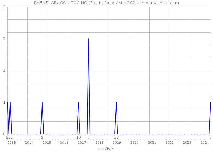 RAFAEL ARAGON TOCINO (Spain) Page visits 2024 