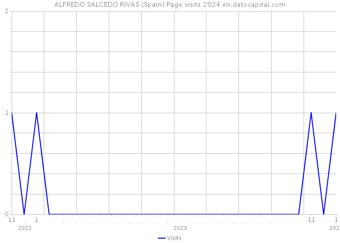 ALFREDO SALCEDO RIVAS (Spain) Page visits 2024 