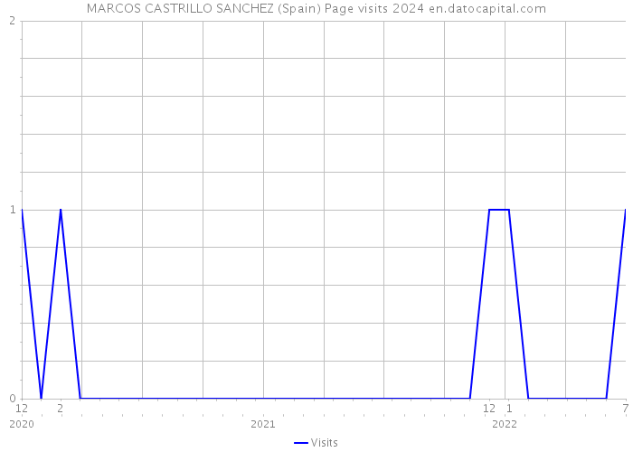 MARCOS CASTRILLO SANCHEZ (Spain) Page visits 2024 