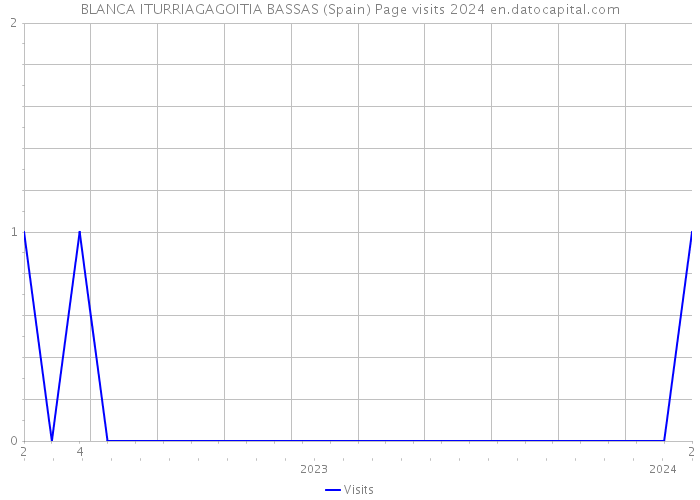 BLANCA ITURRIAGAGOITIA BASSAS (Spain) Page visits 2024 
