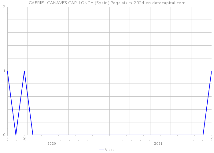 GABRIEL CANAVES CAPLLONCH (Spain) Page visits 2024 