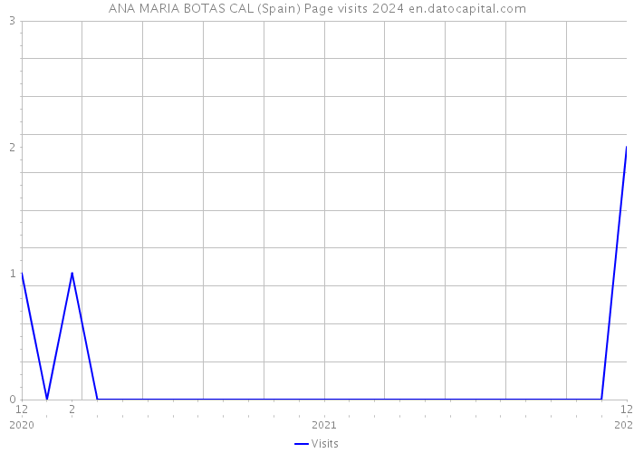 ANA MARIA BOTAS CAL (Spain) Page visits 2024 
