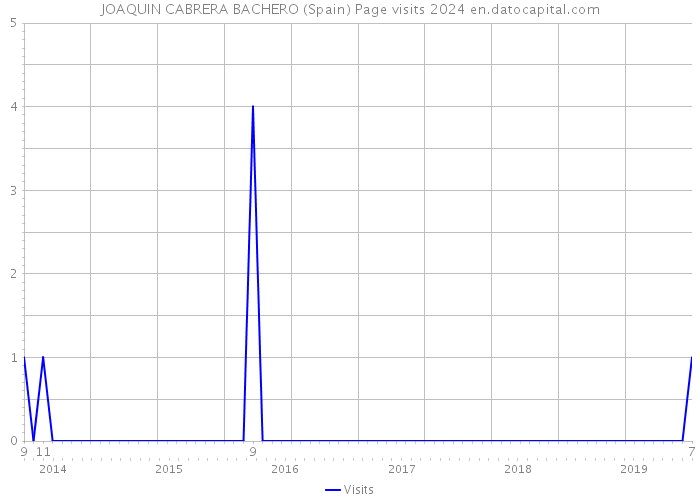 JOAQUIN CABRERA BACHERO (Spain) Page visits 2024 