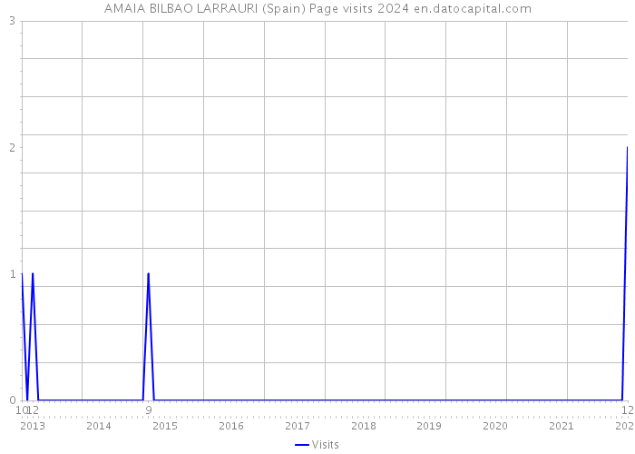 AMAIA BILBAO LARRAURI (Spain) Page visits 2024 