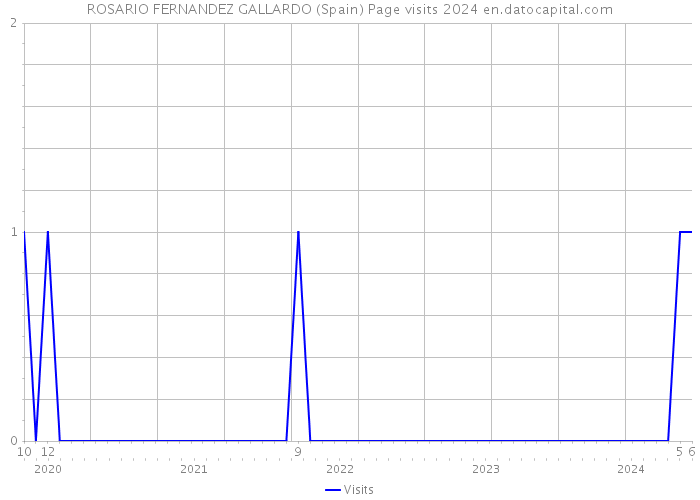 ROSARIO FERNANDEZ GALLARDO (Spain) Page visits 2024 