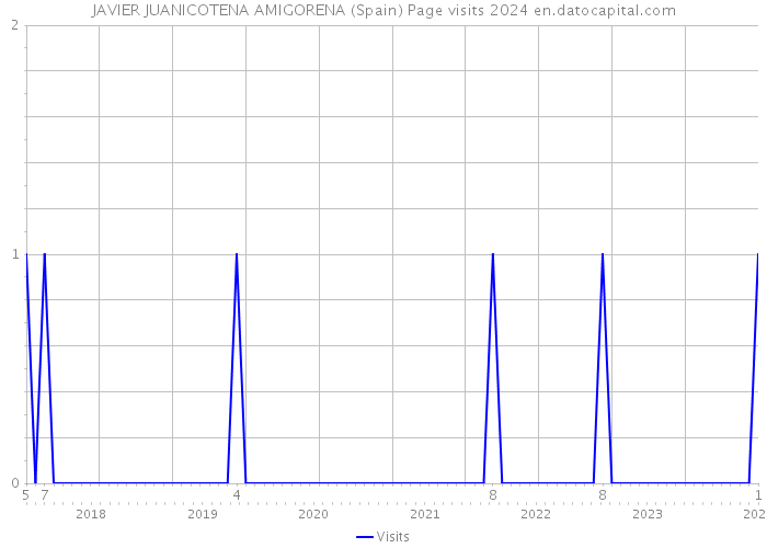 JAVIER JUANICOTENA AMIGORENA (Spain) Page visits 2024 