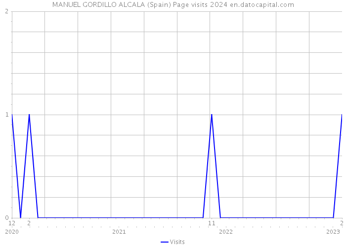 MANUEL GORDILLO ALCALA (Spain) Page visits 2024 