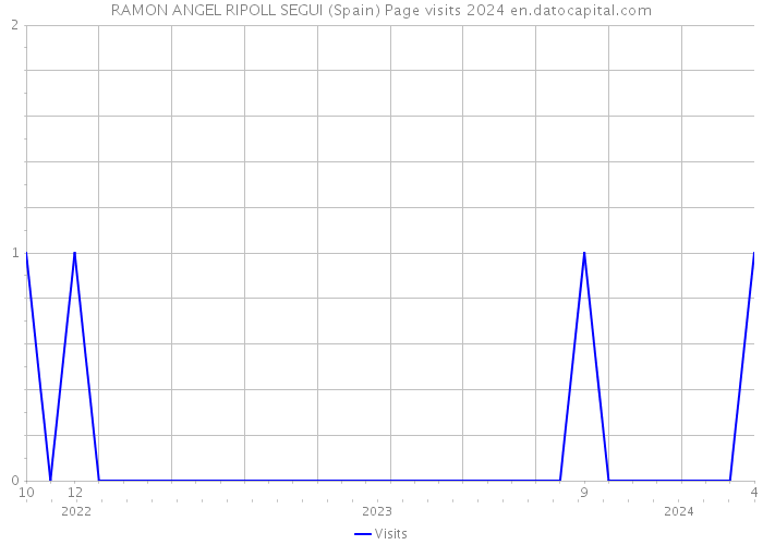 RAMON ANGEL RIPOLL SEGUI (Spain) Page visits 2024 