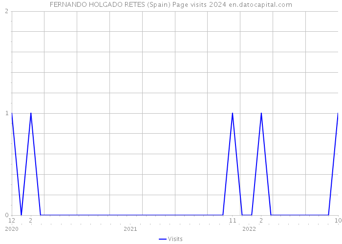 FERNANDO HOLGADO RETES (Spain) Page visits 2024 