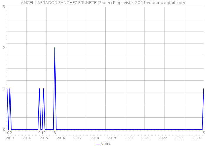 ANGEL LABRADOR SANCHEZ BRUNETE (Spain) Page visits 2024 