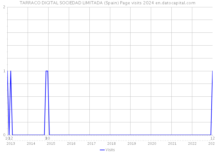 TARRACO DIGITAL SOCIEDAD LIMITADA (Spain) Page visits 2024 