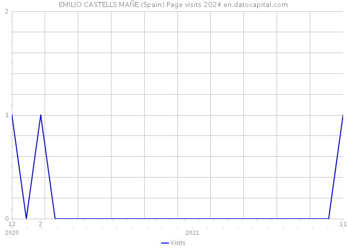 EMILIO CASTELLS MAÑE (Spain) Page visits 2024 