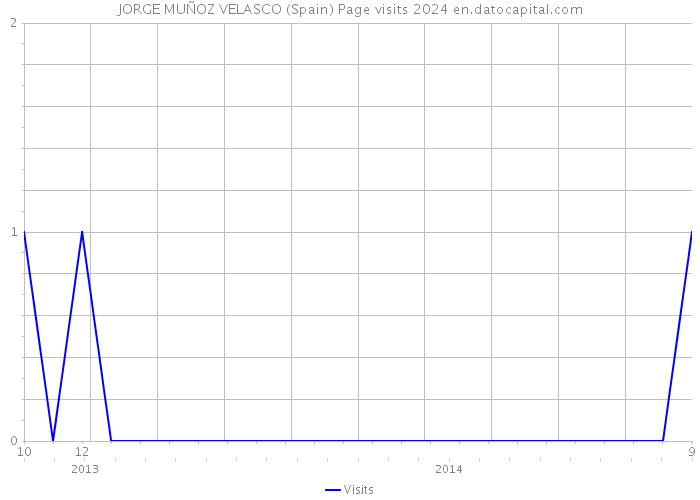 JORGE MUÑOZ VELASCO (Spain) Page visits 2024 