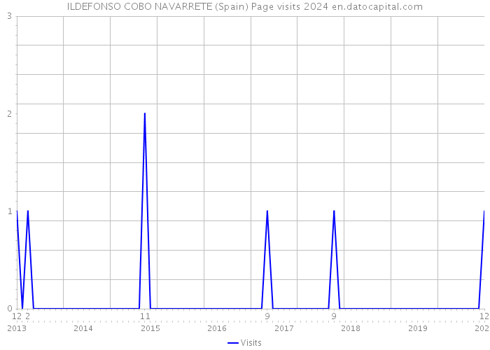 ILDEFONSO COBO NAVARRETE (Spain) Page visits 2024 