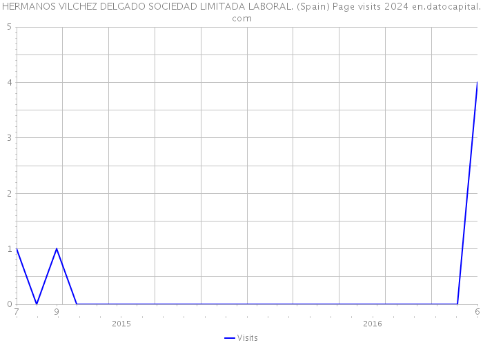 HERMANOS VILCHEZ DELGADO SOCIEDAD LIMITADA LABORAL. (Spain) Page visits 2024 