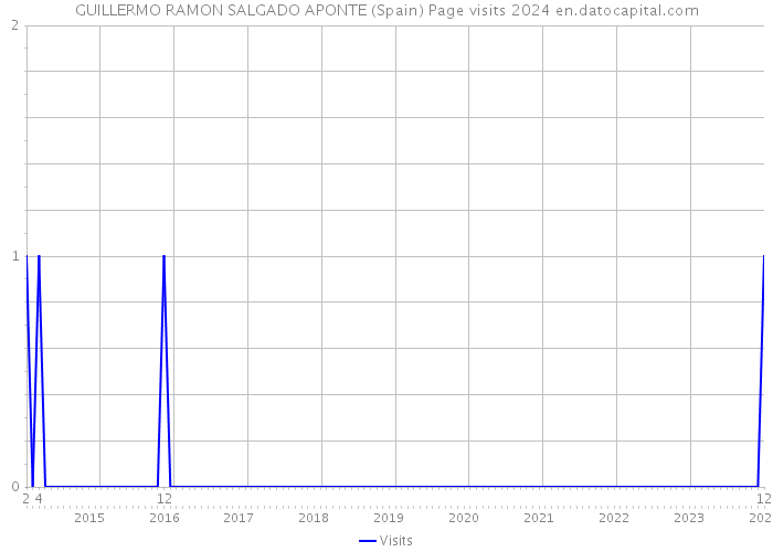 GUILLERMO RAMON SALGADO APONTE (Spain) Page visits 2024 