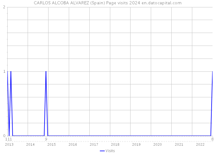CARLOS ALCOBA ALVAREZ (Spain) Page visits 2024 