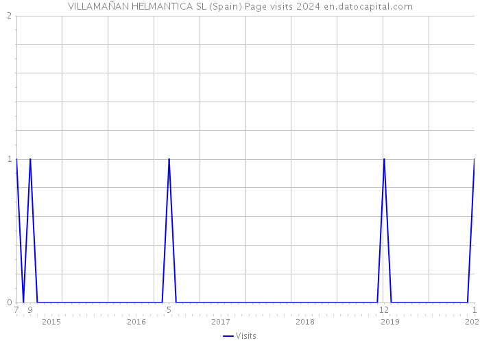 VILLAMAÑAN HELMANTICA SL (Spain) Page visits 2024 