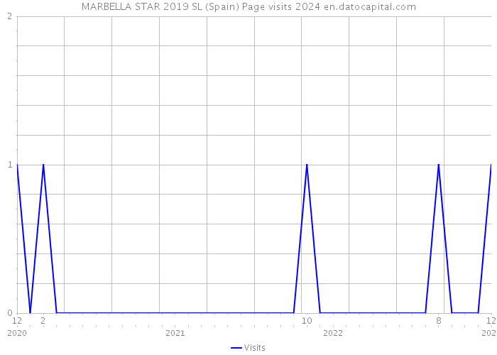 MARBELLA STAR 2019 SL (Spain) Page visits 2024 