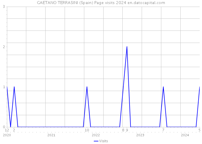 GAETANO TERRASINI (Spain) Page visits 2024 