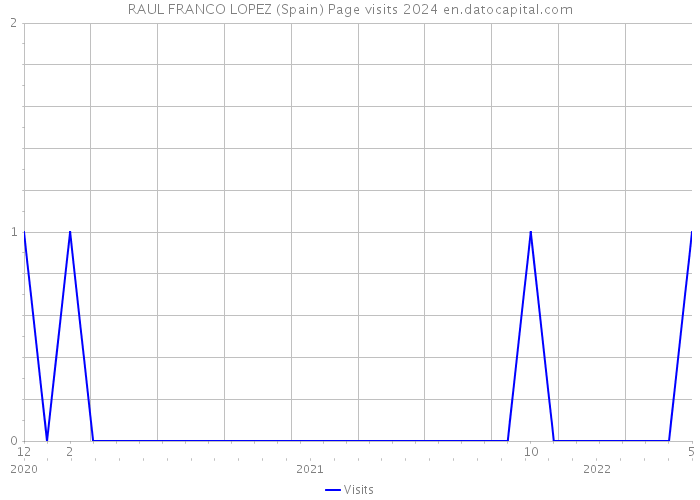 RAUL FRANCO LOPEZ (Spain) Page visits 2024 