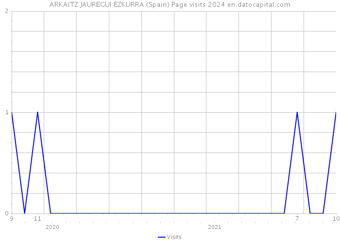 ARKAITZ JAUREGUI EZKURRA (Spain) Page visits 2024 