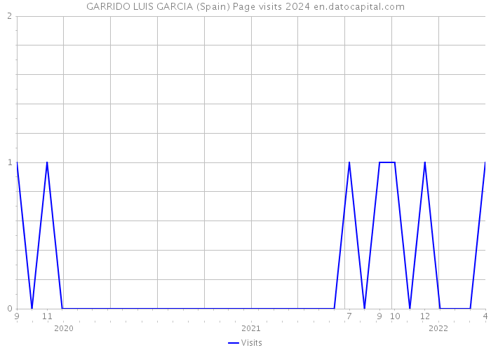 GARRIDO LUIS GARCIA (Spain) Page visits 2024 