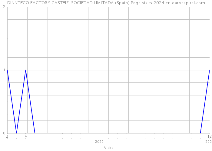 DINNTECO FACTORY GASTEIZ, SOCIEDAD LIMITADA (Spain) Page visits 2024 