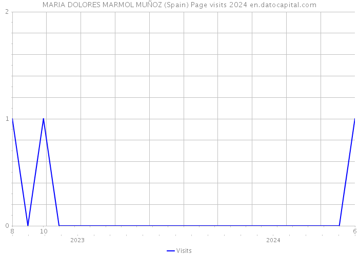 MARIA DOLORES MARMOL MUÑOZ (Spain) Page visits 2024 