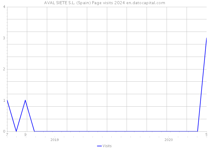 AVAL SIETE S.L. (Spain) Page visits 2024 