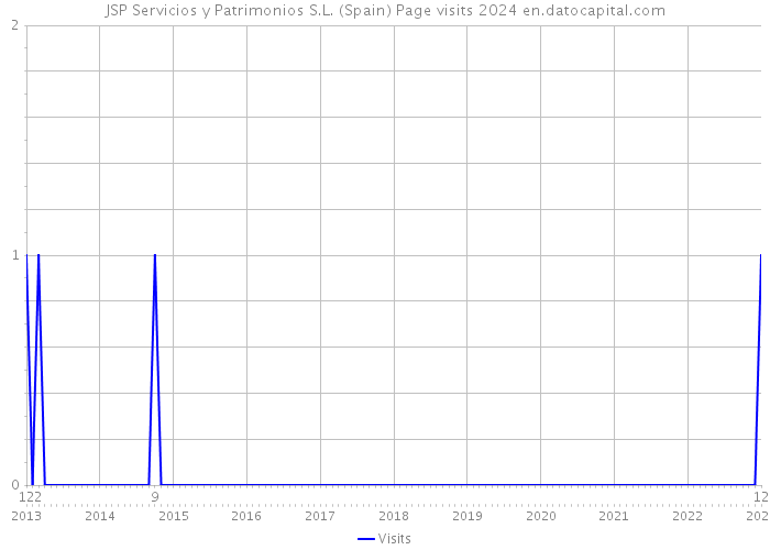 JSP Servicios y Patrimonios S.L. (Spain) Page visits 2024 